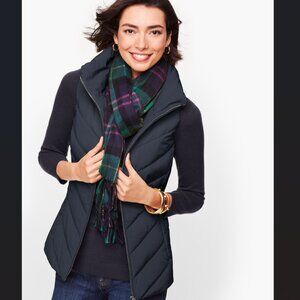 Talbots Down Puffer Vest in Dark Blue - Size Medium